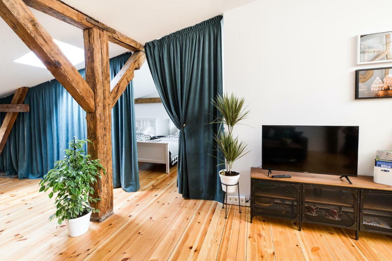 Cozy Studio Mansard Riga Old Town Aptartment, Ac Dış mekan fotoğraf